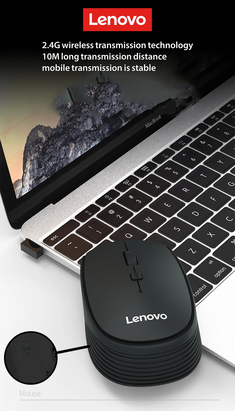 Lenovo 2.4G Wireless USB Receiver