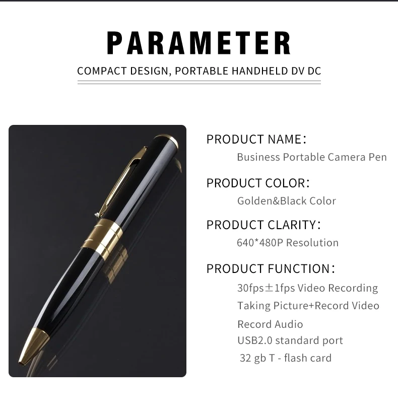 新型数码智能迷你相机便携式支持tf卡笔式相机