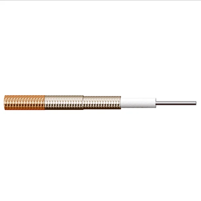 Low Loss High Temperature Double Shielded RG316 Coaxial Cable