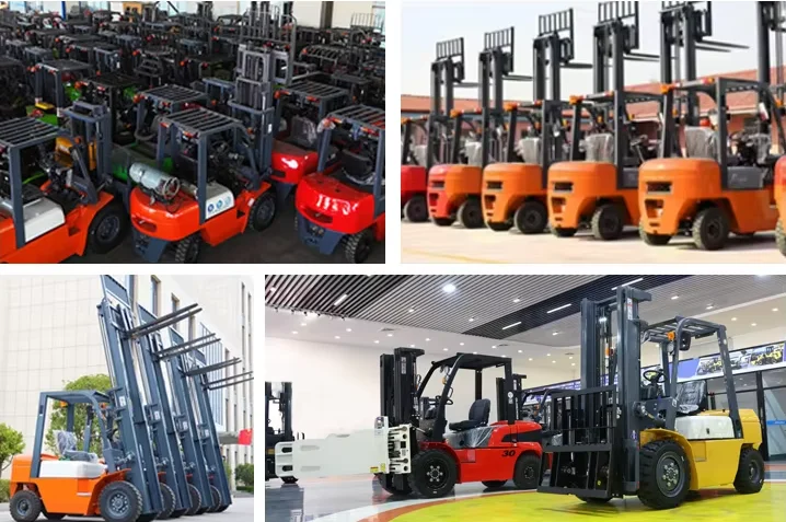 product a series diesel forklift truck 35t ce iso customized side shift and automatic fork adjustment lifting height 6m 4x4 forklifts-3