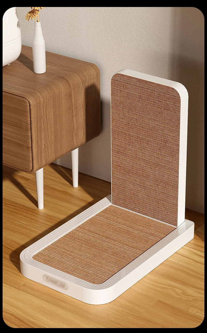 New Hot Selling Vertical L-shaped Cat Scratching Board Corrugated Paper Wear-resistant Cat Toy Pet Supplies supplier