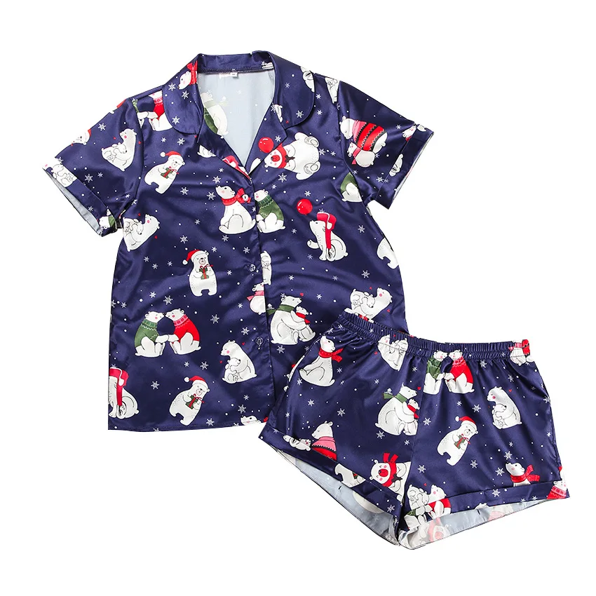 Cute Pattern Short Sleeve Sleepwear 