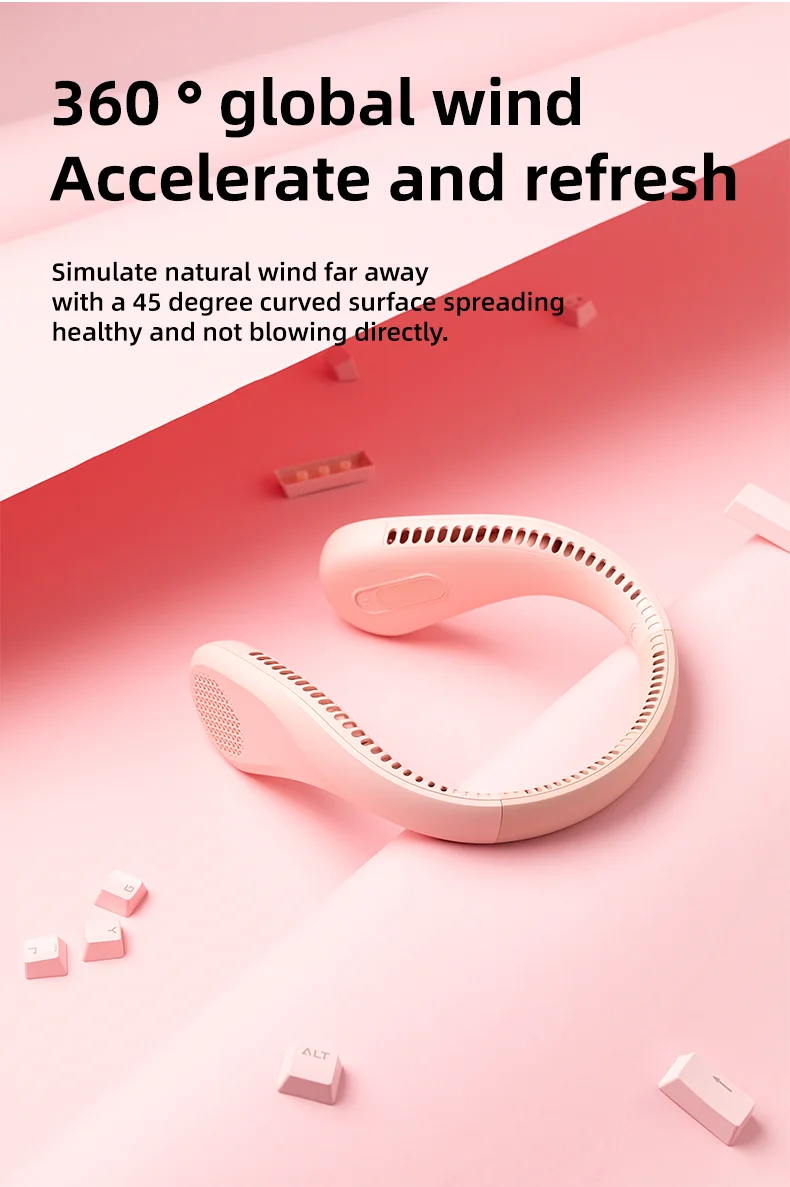 Neck-hanging Mini Fan, portable, USB - detail 10
