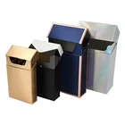 Custom Paper Shipping Box Wholesale Custom 10 20 Dimensions Empty Logo Blank Disposable Cutting Die Paper Cigarette Box