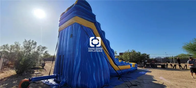 pvc material inflatable water slide