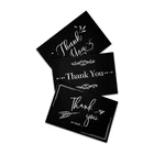 Cards Thanks Card Wholesale Small Business Boutique Insert Paper Printing Double Side Thank You Cards Custom With Logo