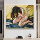 Painting Print Custom Wholesale Abstract Sexy Naked Woman Artwork Oil Painting Print