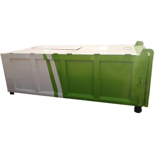 Waste Management Container Bin with Hook Lift Arm Roll On Roll Off Dumpster Skip Bin