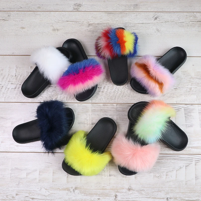 fur slippers near me