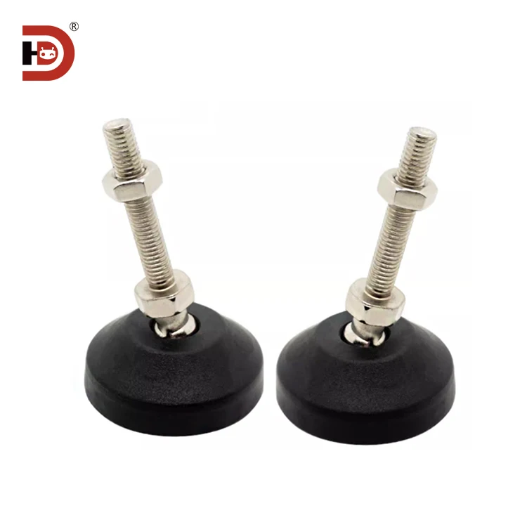 Nylon Metal Universal Foot Cup M8/10/12/16 Adjustable Support Piece, Foot Screw Adjustment Piece factory