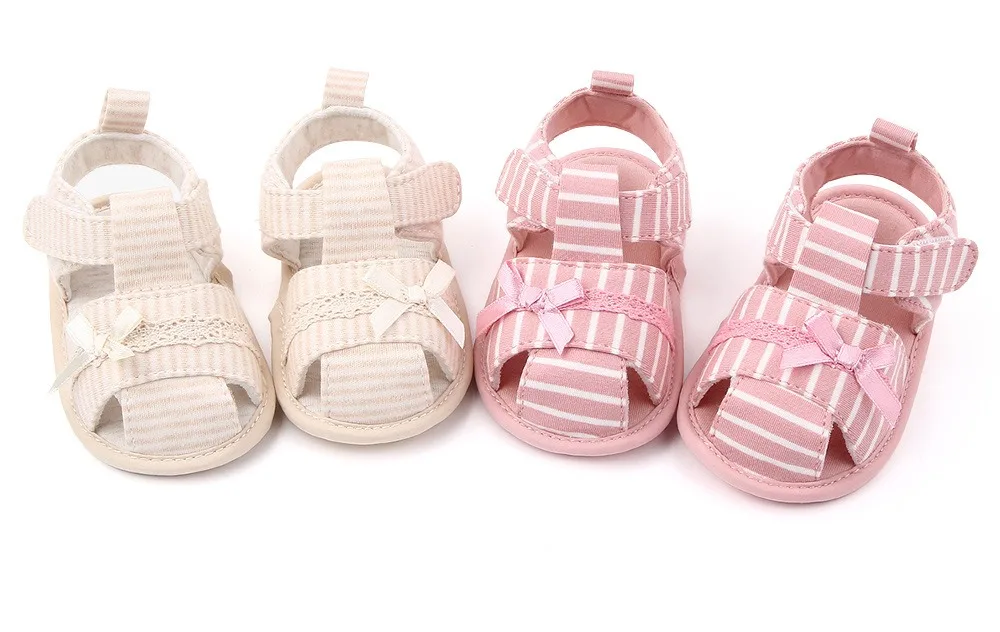 2024 New Arrival Rubber Soft Sole Baby Walking Shoes Toddler Girl Anti-slip Prewalk Baby Sandals&Slippers For Girls