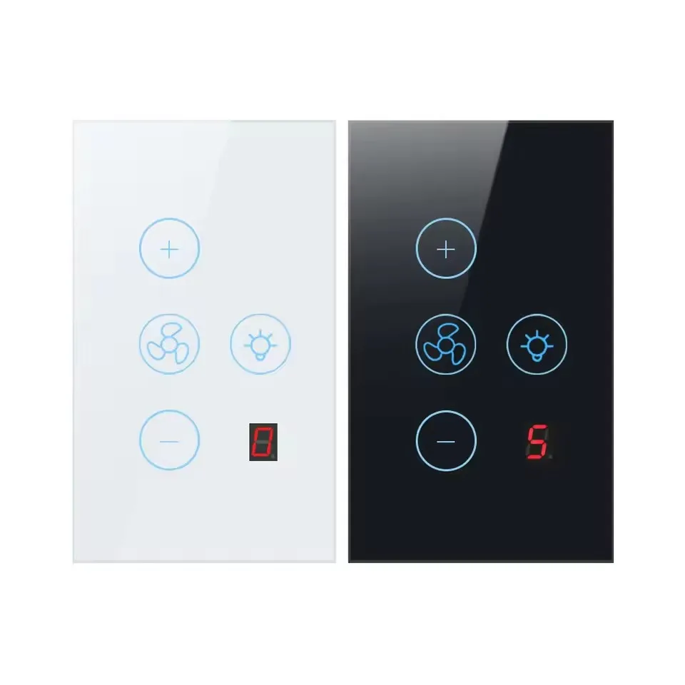 Tuya Wifi Five-speed Fan, APP, AC100V-240V 50, Tempered Glass - detail 12
