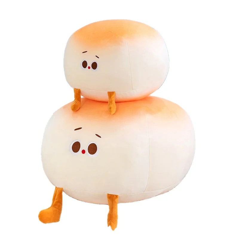 Wholesale cute bread doll stuffed soft toys throw pillow home decor children plush toy kids holiday gift