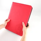 Album 360 Piece Pu Leather Custom Printing Photo Album Trading Game Card Binder With Zipper