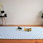 Mat Wholesale XPE Non-Toxic Non-Slip Double-sided Pattern Waterproof Folding Baby Floor Play Mat