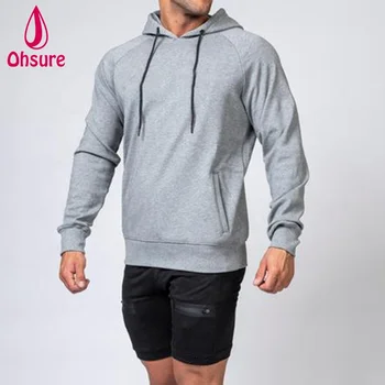 men's hoodie slim fit running warm up fitness mens tracksuit