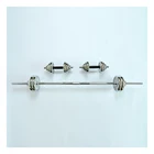 2021 Latest Available Adjustable Wear-resistant Electroplating Dumbbell 50kg Gift Box Set