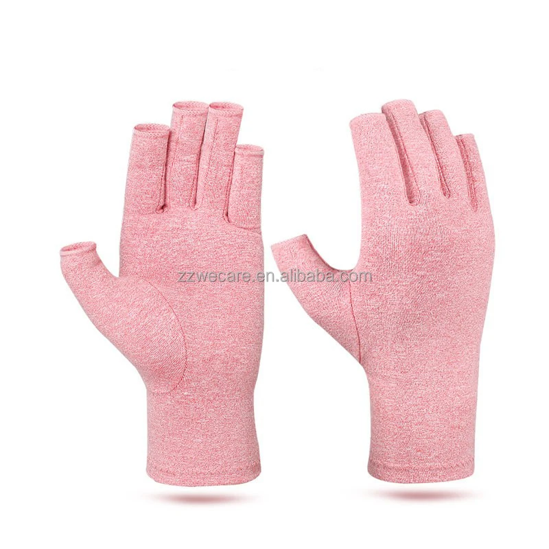 Half Finger Sports Basketball Cycling Working Tension Symptom Relieve Baseball Ache Joint Pain Compression Arthritis Gloves