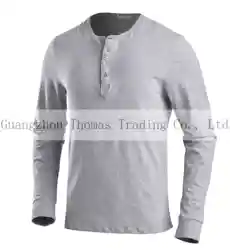 High Quality Custom Logo Men Plain Fitted Shirt With Buttons