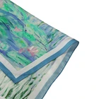 Silk Scarf Factory Hot Sales 100% Silk Fashion Design Luxury Print Silk Scarf