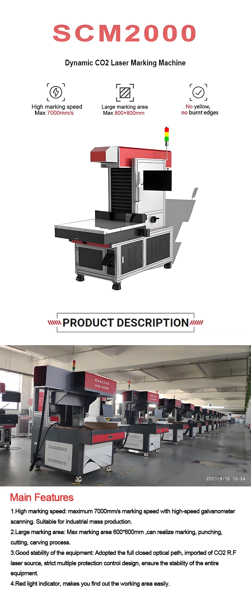 Fast Speed Laser Marking and Cutting Machine Designed for Fabric Leather Label Wedding Card Laser Cutting Condition New