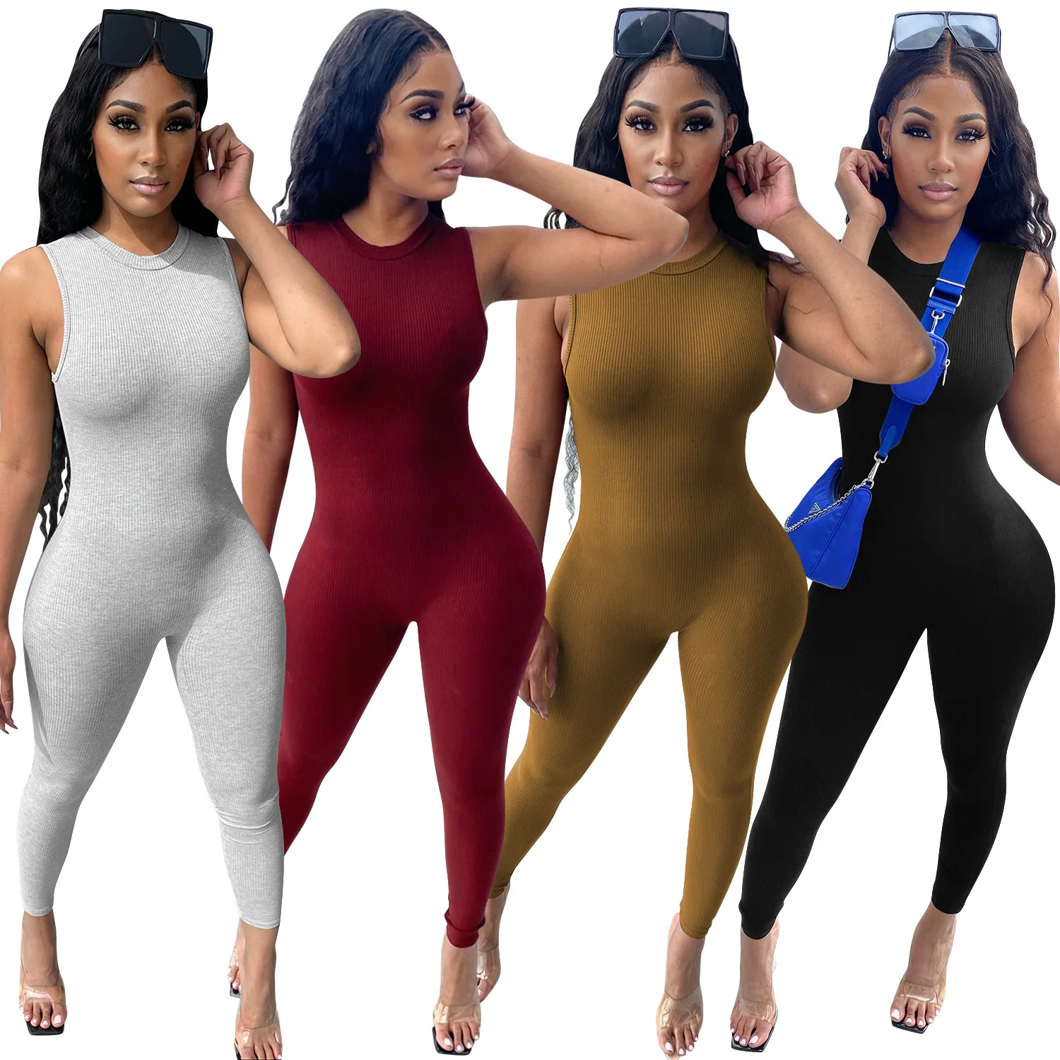 Ladies UK Women Casual Holiday Sleeveless Bodycon Romper Jumpsuit Club Party UK 