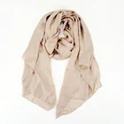 Shine Skin Hot Sale Subtle Shine Skin Friendly Tudung Malaysia Big Size Wide Solid Woven Hijab Chiffon Scarf Shawl