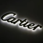 Signage Backlit Signage Custom Company Logo Waterproof Backlit Commercial Sign Acrylic Letters Led Backlit Business Signage
