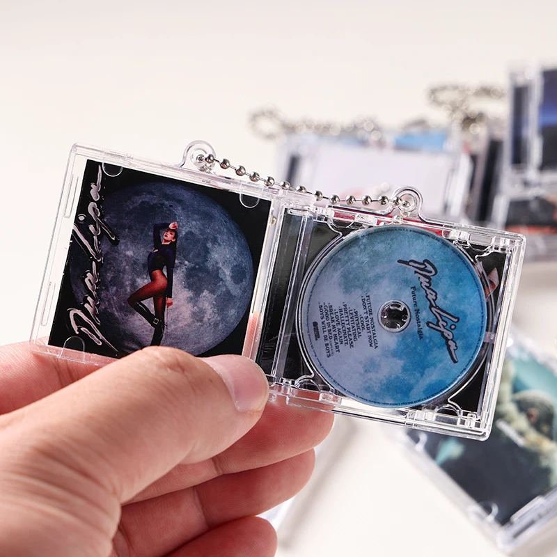 Ready to Ship Wholesale Custom Mini Blank CD Case Set NFC Album Keychain details