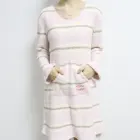 Sleepwear Customized Wholesale Microfiber Sleepwear Dress Ladies Night Wear Women Winter Pajamas