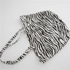 Handbag Fabric New Handbag Zebra-animal Print Fabric Handbag For Women