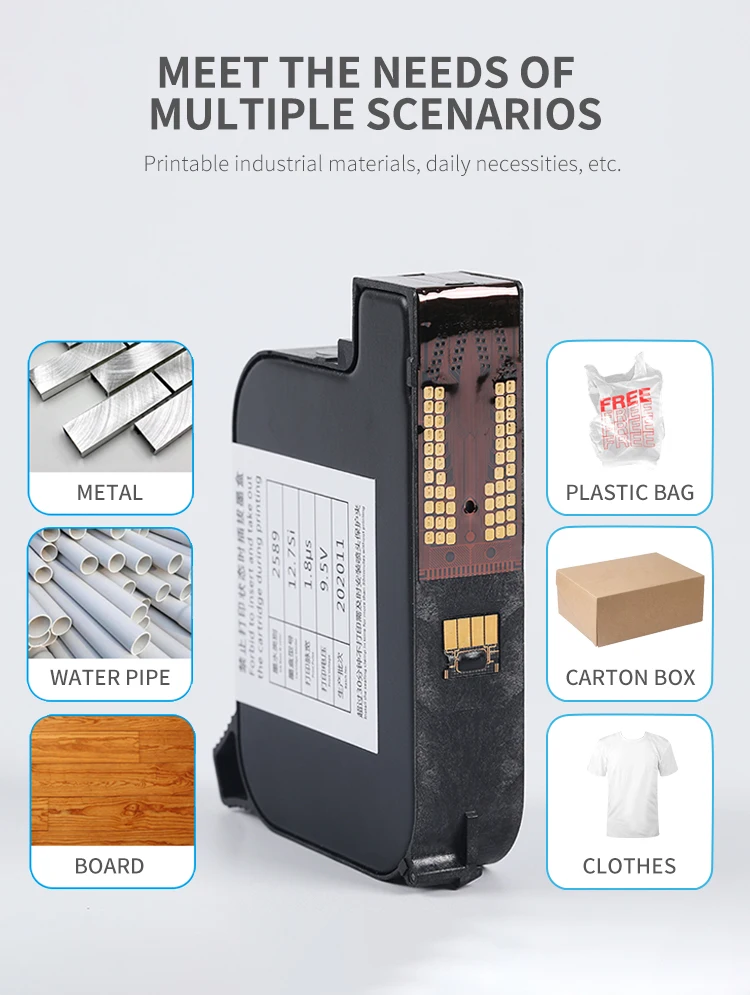 喷墨印刷解决方案 anser u2 打印机价格 2580 2589 快速干燥墨盒用于 kelier