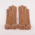 Skin Leather Gloves Women's Pig Skin Leather Gloves Cheap
