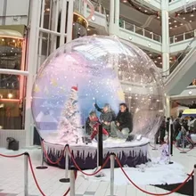 transparent large inflatable snow globe tent inflatable snow globe gender reveal inflatable giant snow globe