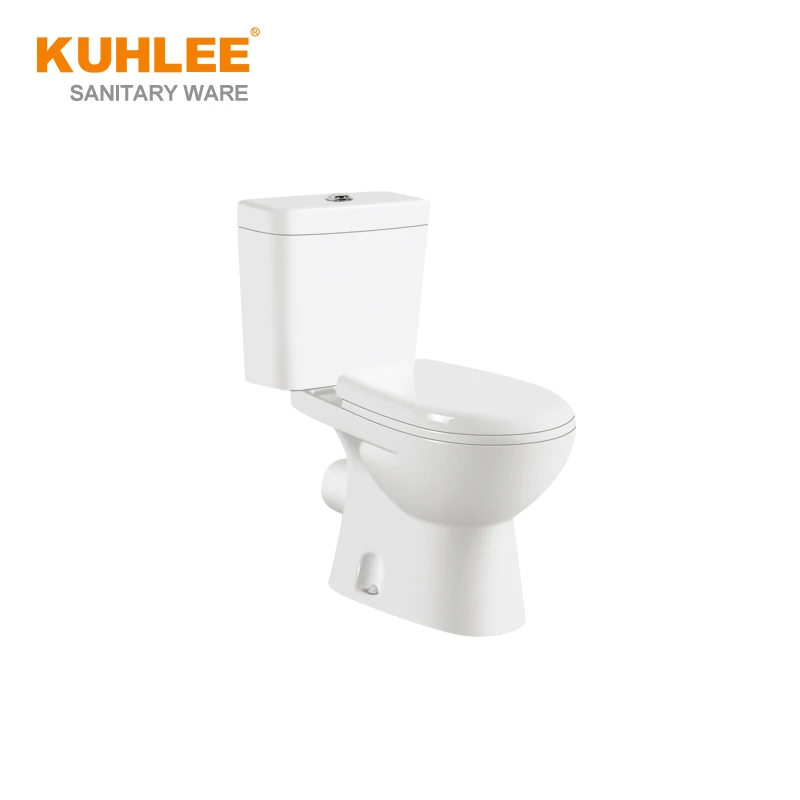 Chinese Saving Water Cheap P-Trap Ceramic Wash Down Two Piece Toilet WC