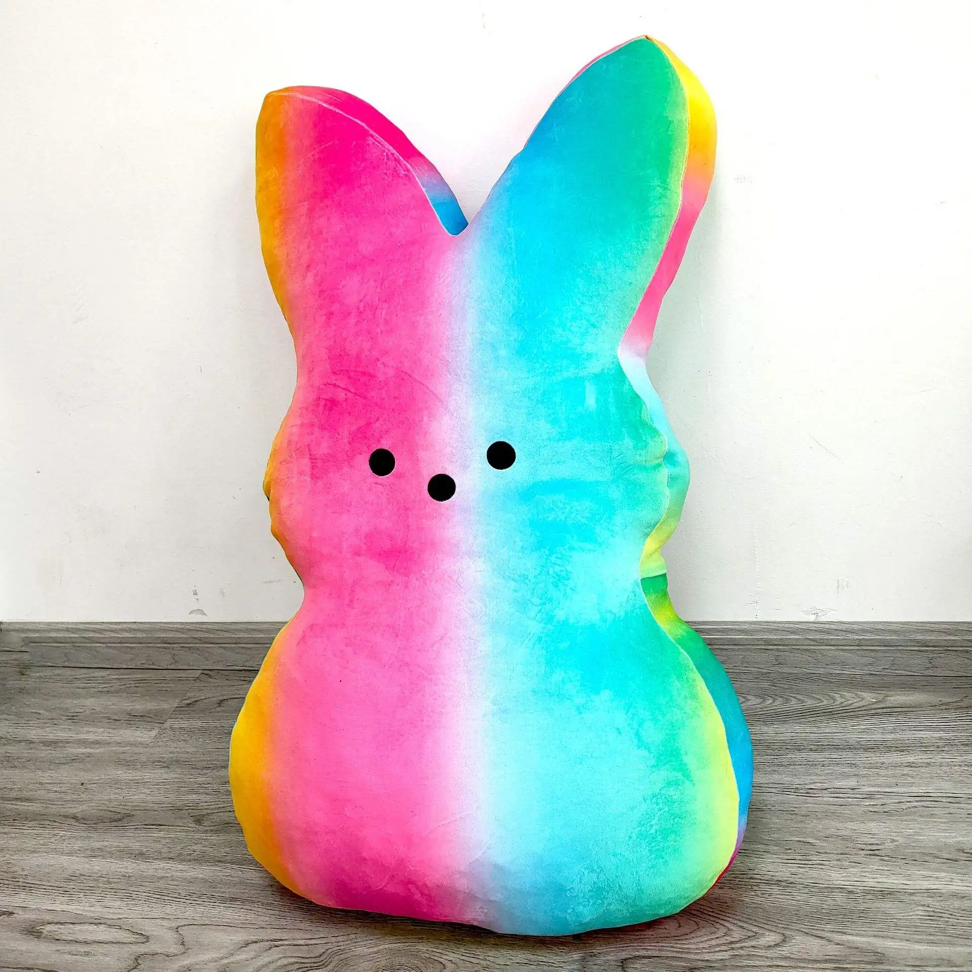 Hot Sell Cute Spandex Super Soft Easter Bunny Throw Pillow Plush Rabbit Stuffed Pillow Easter Gifts