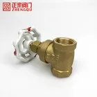 Valve Gas Valve Valve 1" BSP Equal Female Thread Brass Gate Valve For Gas Oil Water Water Meter