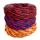 Flexible 2 Core 2 Core Batch Twisted Pair Flexible Cable 450 To 750V RVS 2 Core PVC Insulated Copper Core