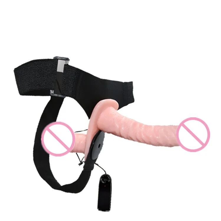 Vibrating Wearable Penis Strap On Dildo Pants Lesbian Dildo Sex Toy