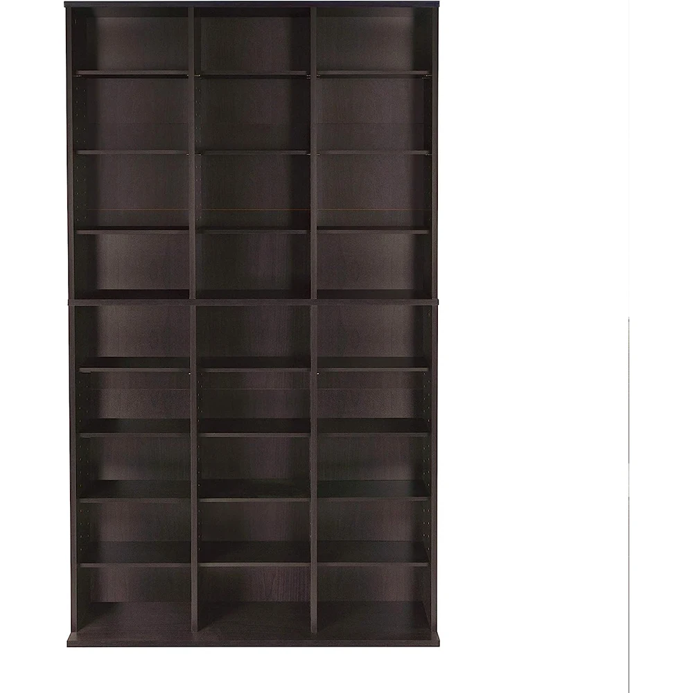 Modern Wood Large Tall Book Shelf Bookcase with Adjustable Shelf factory