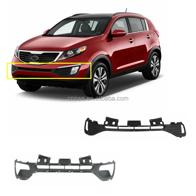 product auto carrosserie voorbumper kit onderste bumper grille voor kia sportage 2011 2013 86561 3w010-35