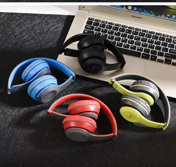 Hot sale P47 Headphones HIFI Stereo Wireless Earphones Over Ear Headset Mobile Game Multicolour Headphones