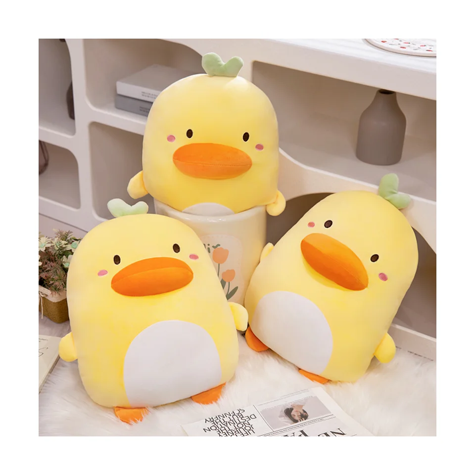 Wholesale Of Plushes Toy Dolls In Factories Yellow Cute And Soft Duckling Plush Toys Birthday Gifts Graduation Gifts Decorations