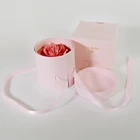 Flower Gift 3D Flower Red/White Blusher Private Label Flower Patals 3D Rose Blush Valentine's Day Gift