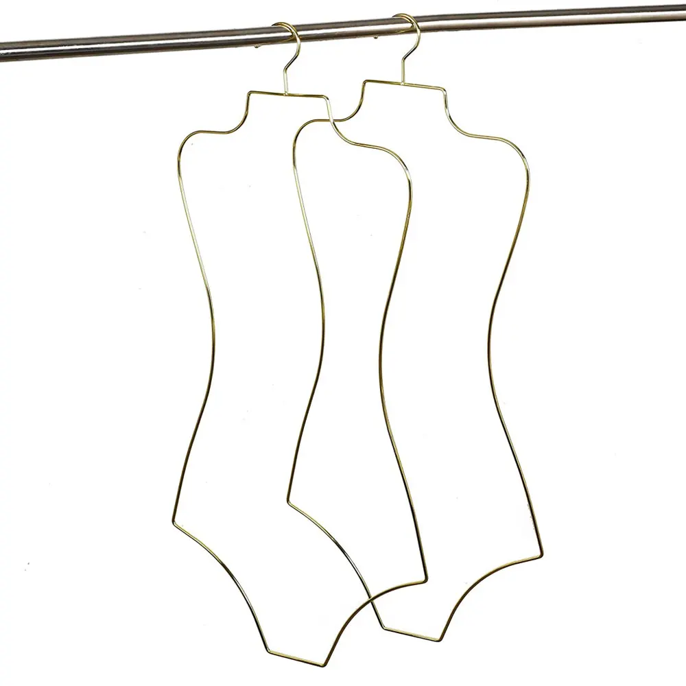 Swimsuit Hangers Wire Body Shape Metal Bikini Swimwear Hanger for Lingerie