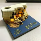 Hot Selling Block Harry Potter Memo Pad Reveals Hogwarts Castle As You Tear Away Notes