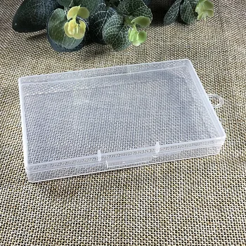 Hot sell PP small Clear Disposable plastic Packaging plastic storage plastic card box small components packaging box