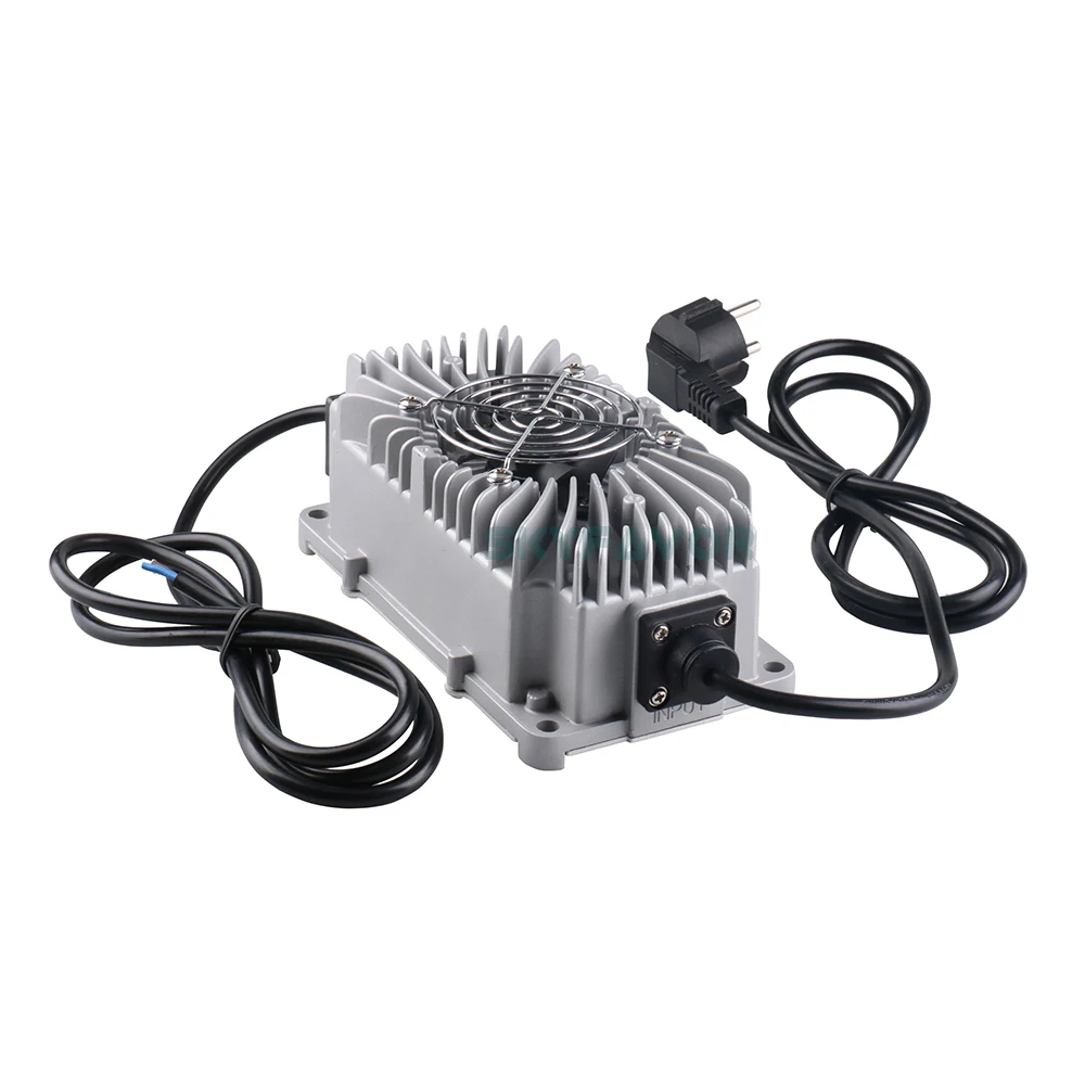 Customized IP67 waterproof 36V battery charger 36V 6A Automatic smart fast lead acid lifepo4 lipo lithium ion batteries charger