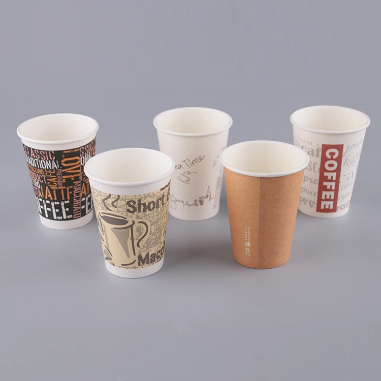 Coffee Tea Party Disposable PAPER CUPS WHITE For Hot Cold Drinks 100 x 12oz 