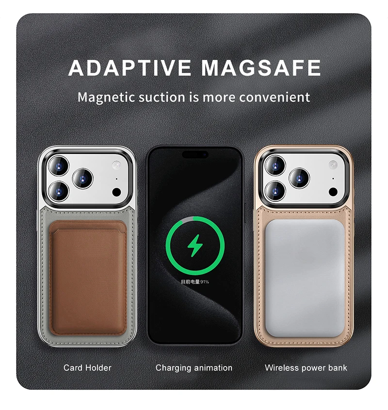 product magnetic soft case for iphone 17 shockproof 6 layer case for iphone 17 pro case model protection with premium metallic coating-9